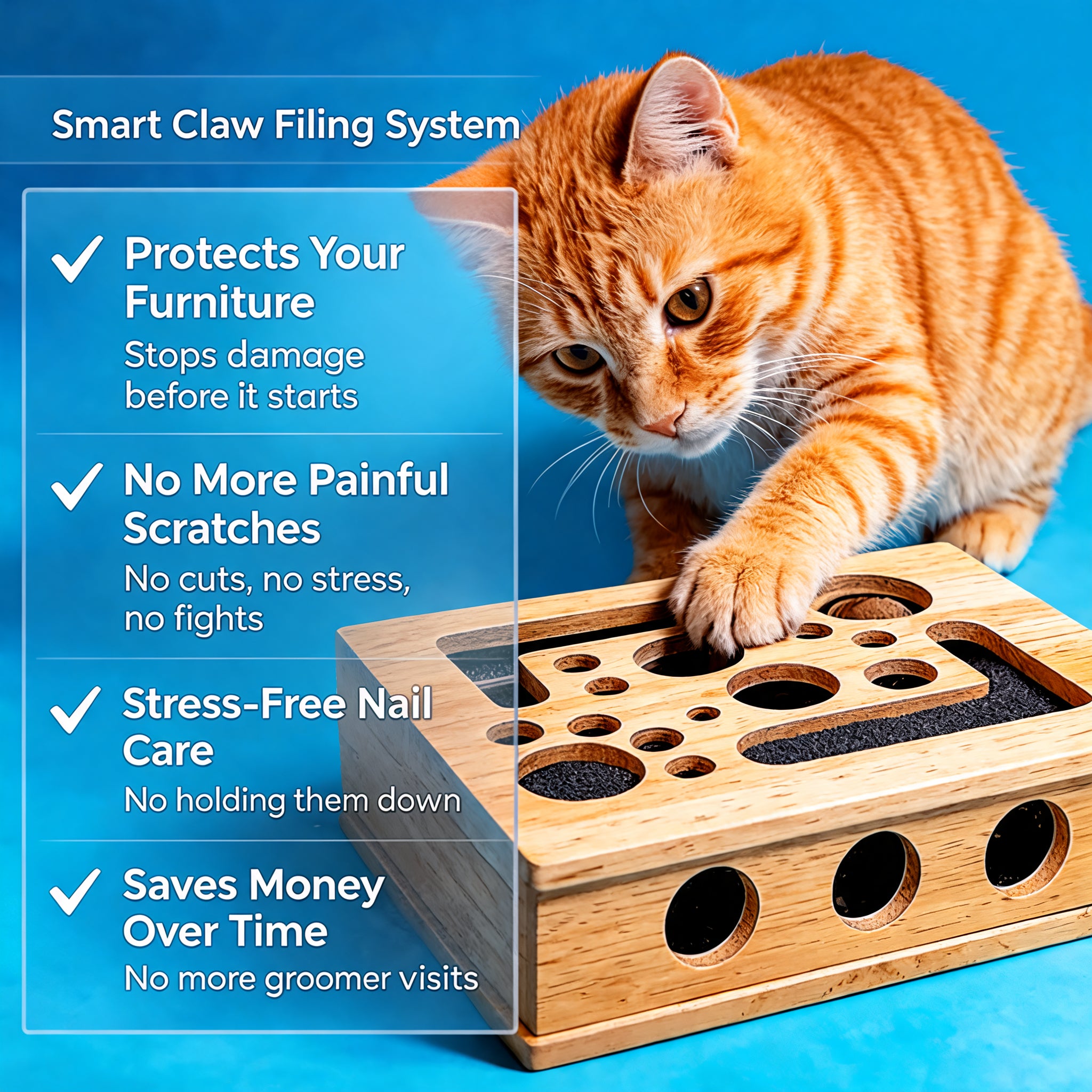 Cat scratch box