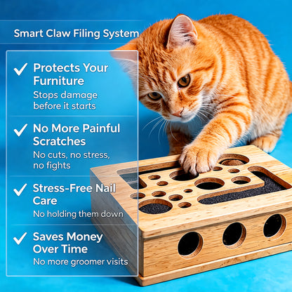 Cat scratch box