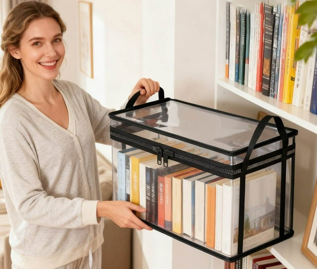 Transparent storage box