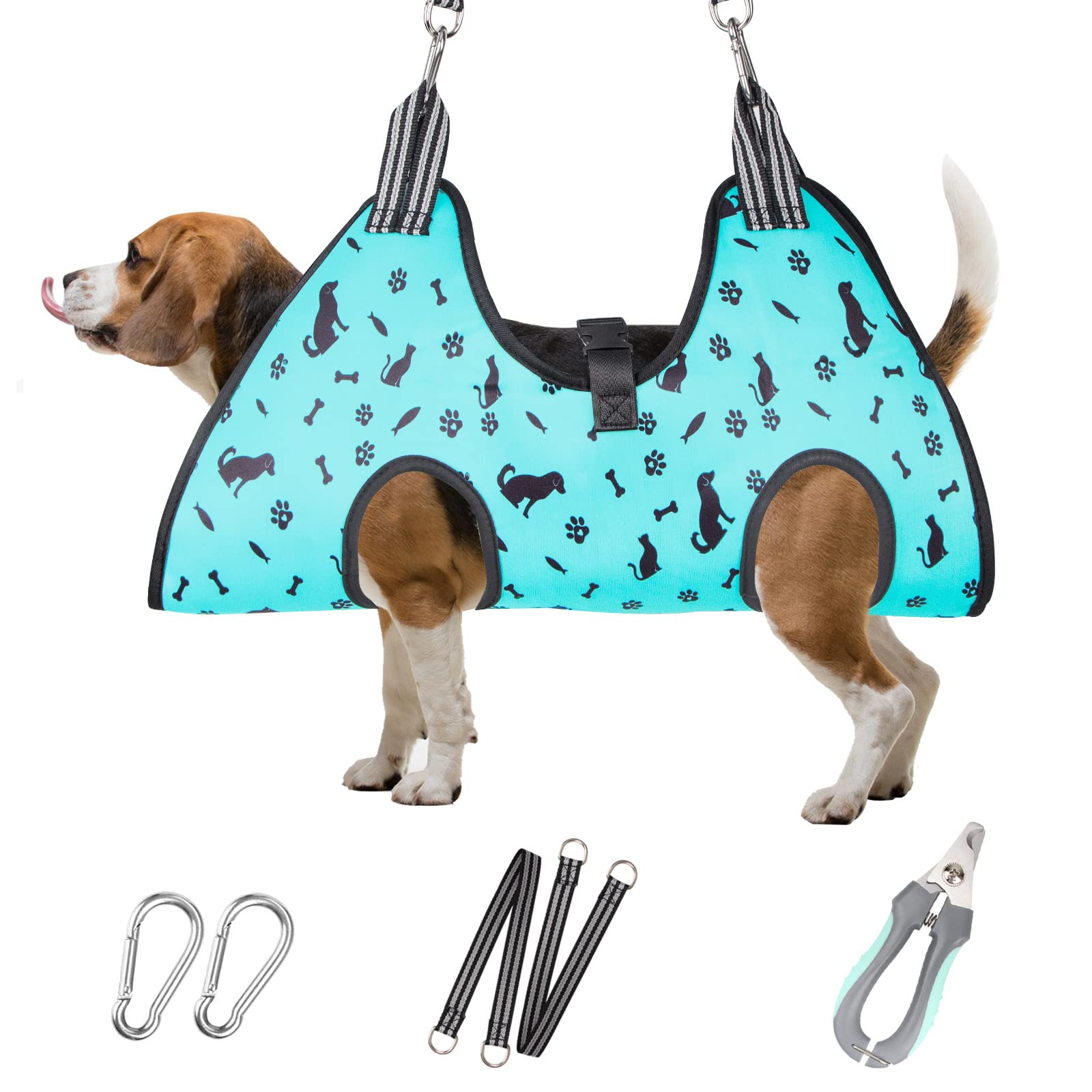 Pet grooming hammock