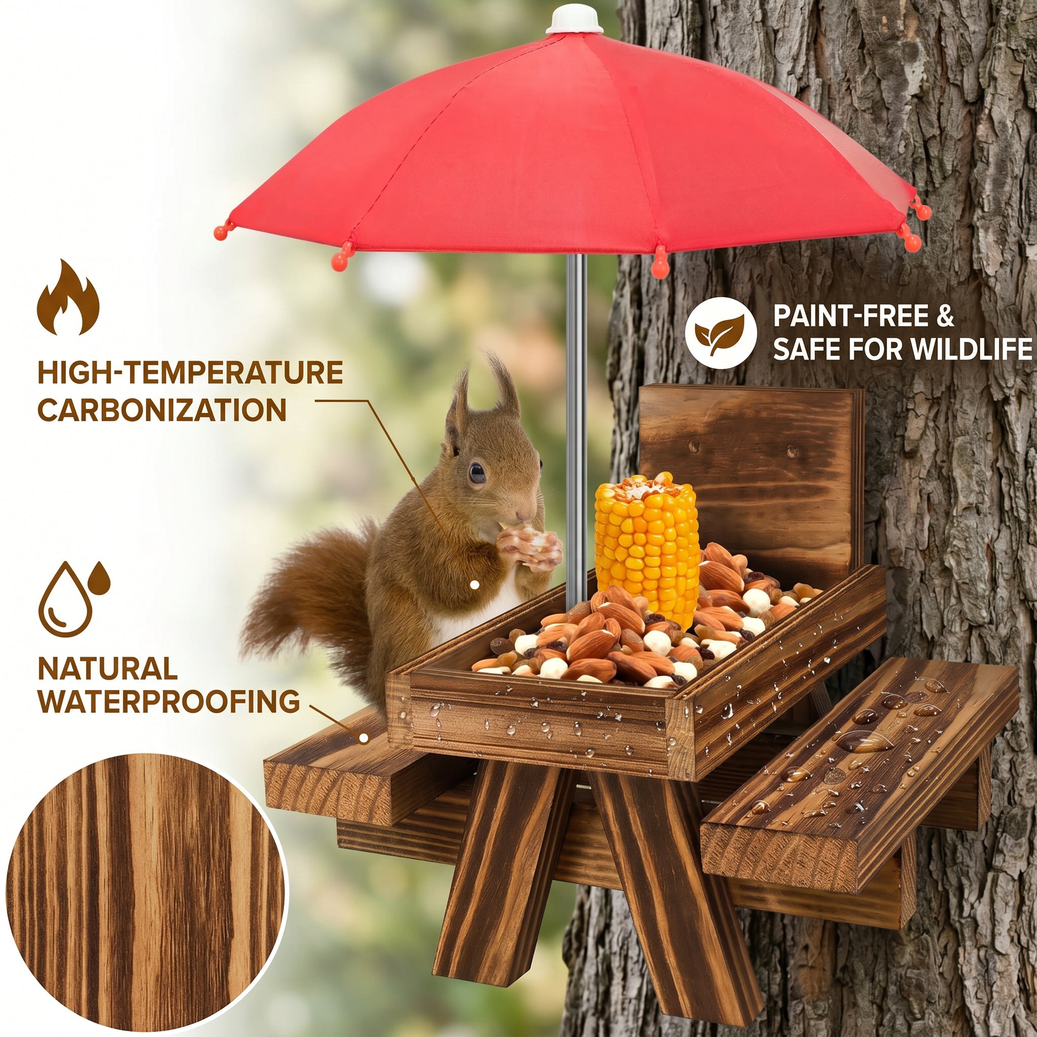 Squirrel Picnic Table
