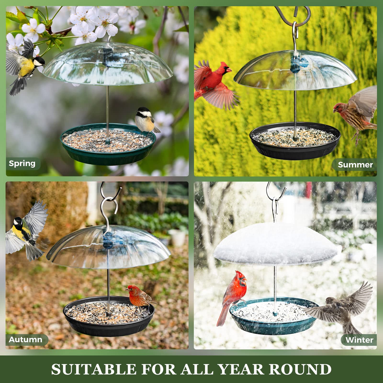 Rainproof bird feeder