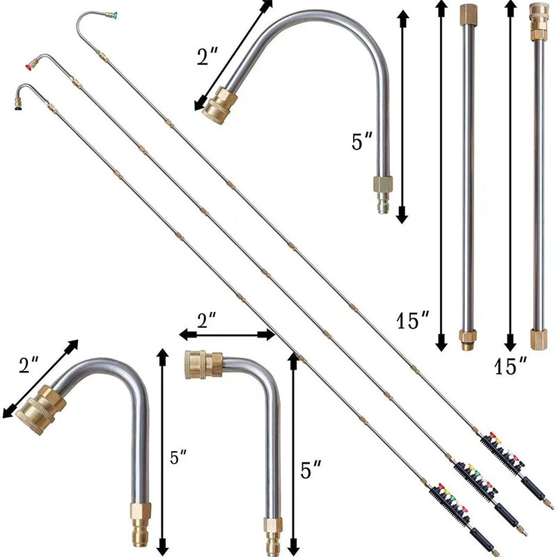 4000 PSI High-Pressure Cleaning Wand Set, Pressure Washer Accessory