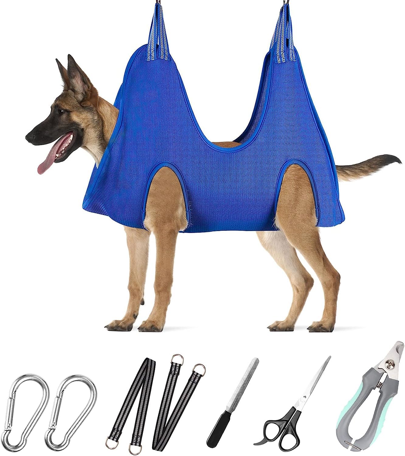 Pet grooming hammock