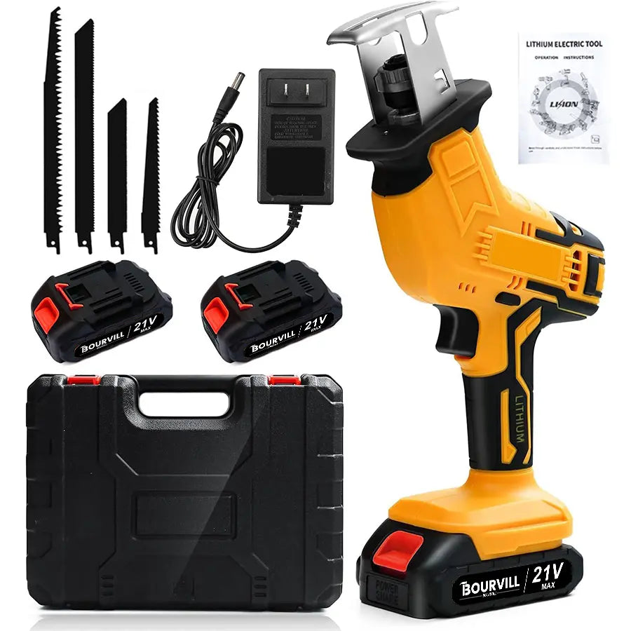 Cordless Reciprocating Saw for Wood & PVC Cutting