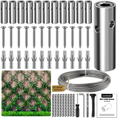 Heavy-Duty Wire Trellis System