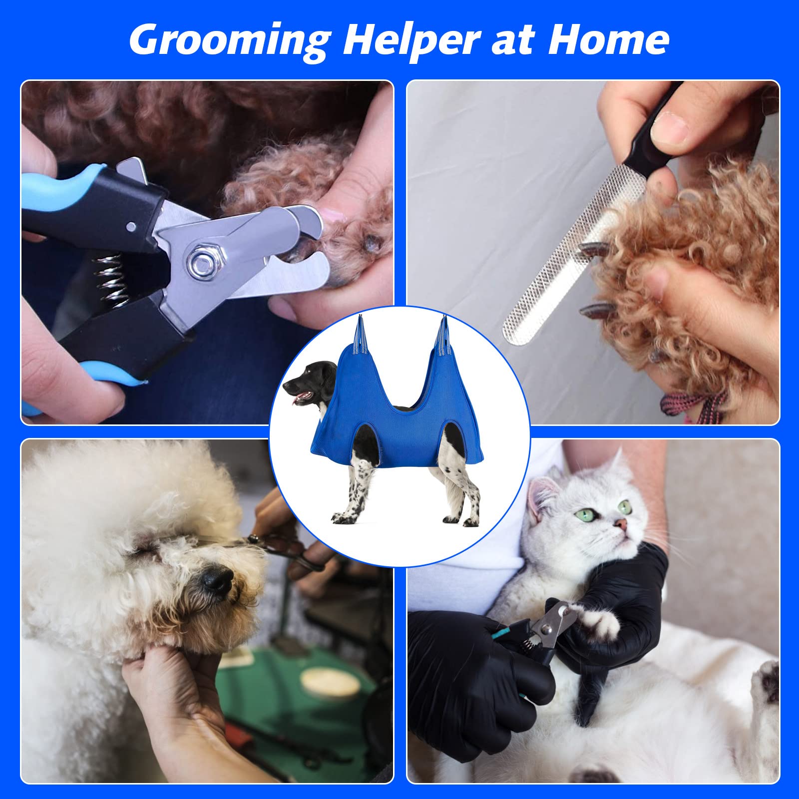 Pet grooming hammock