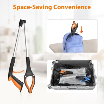 360° Rotatable Magnetic Reacher Grabber Pick‑Up Tool