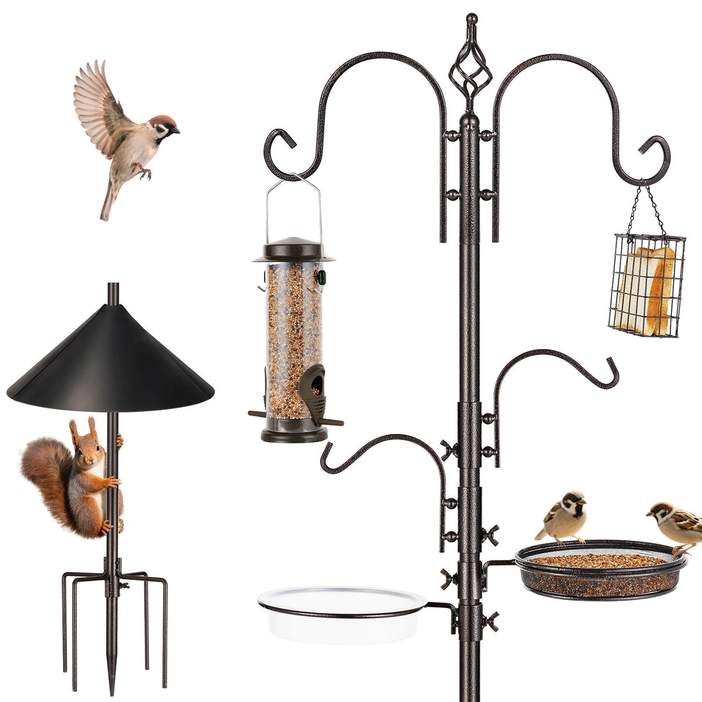 Multifunctional Bird Feeding Pole
