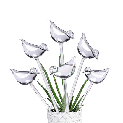 Glass Bird Plant Waterer