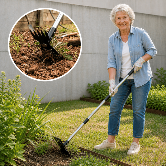 Adjustable Weeder, Heavy‑Duty Manual Garden Weed Removal Tool