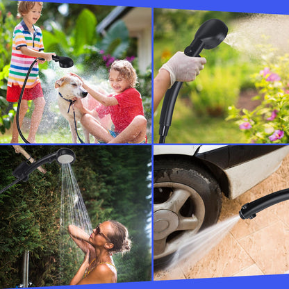 6000mAh IPX7 Waterproof Portable Camping Shower Pump with LED Display