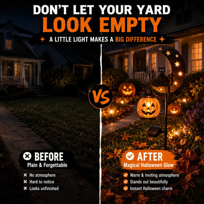 🎃 Halloween Early Bird Sale | 49% Off Pumpkin Moon Garden Stake Lights