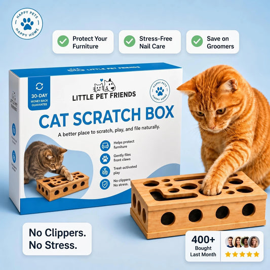 Cat scratch box