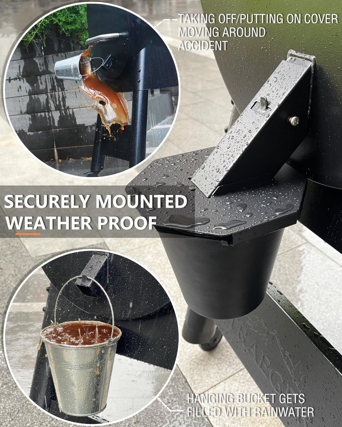 Stable Pellet Smoker Grease Bucket