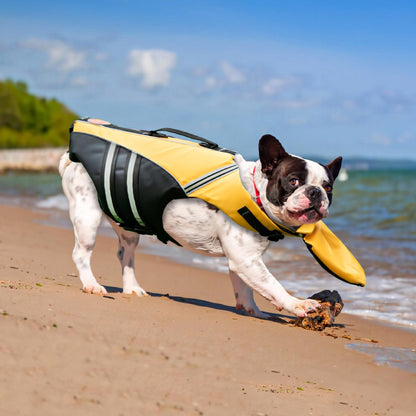 Reflective Dog Life Jacket, High Buoyancy Pet Safety Vest with Rescue Handle